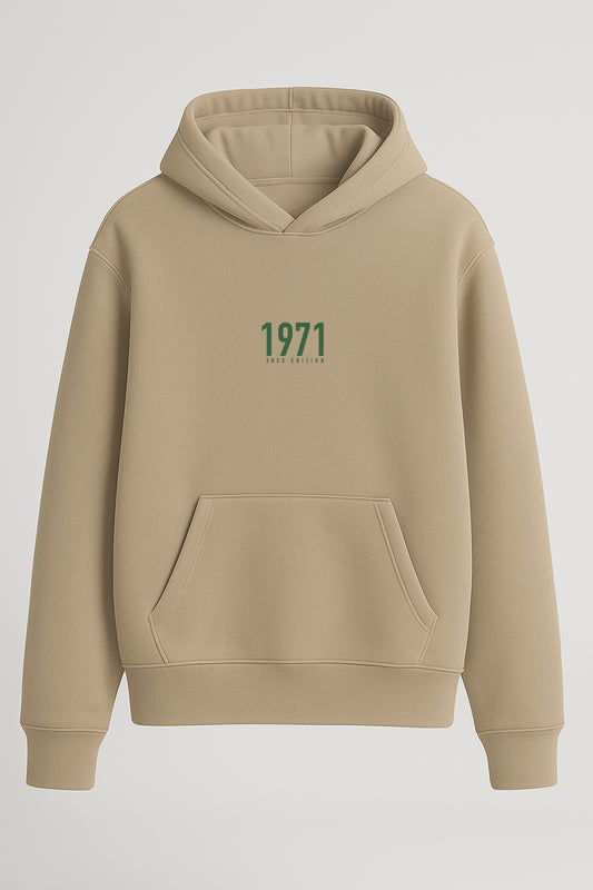 Dec 2/1971 Beige Hoodie - 2025 EDITION.
