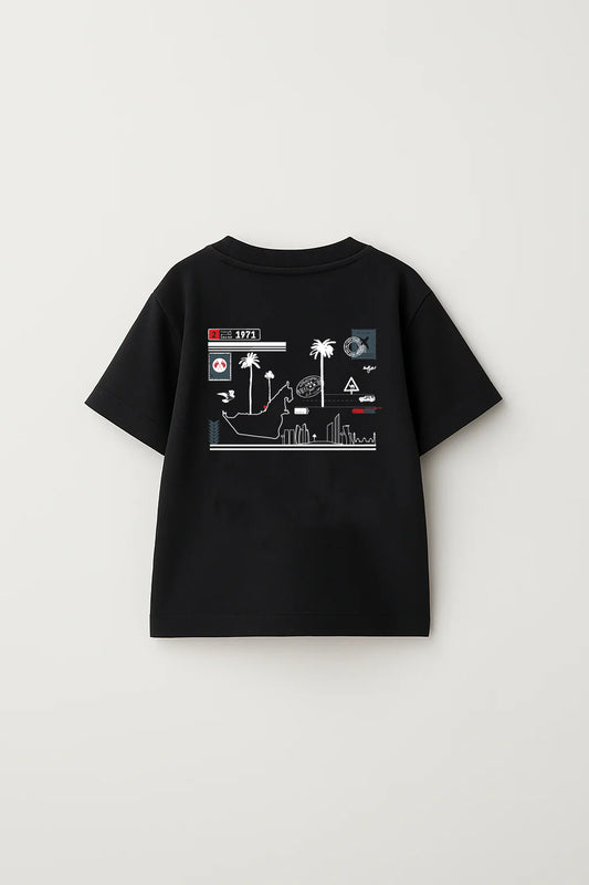 ABU DHABI Verified Mini Edition | Black Tee
