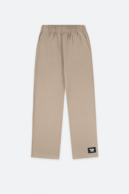 Wide Sweatpants - Beige