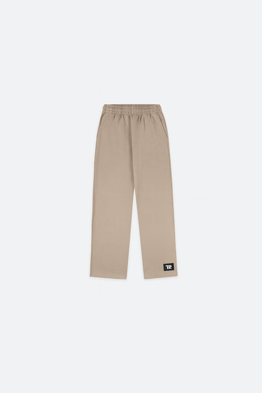 Wide Sweatpants for Kids - Beige