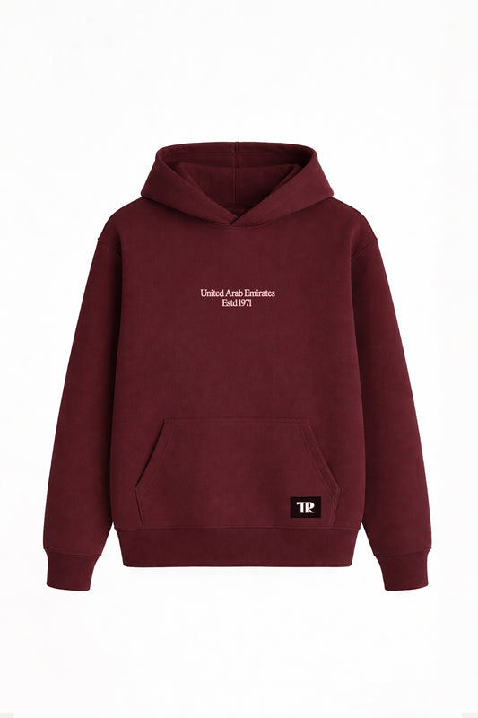 POSTAGE - The Emirates Edition | Maroon Hoodie