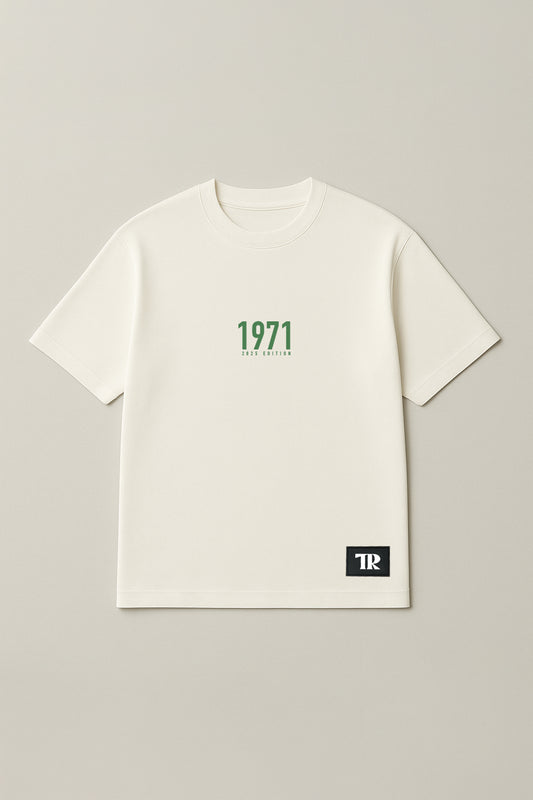 Dec 2/1971 Off-White Tee - 2025 EDITION.