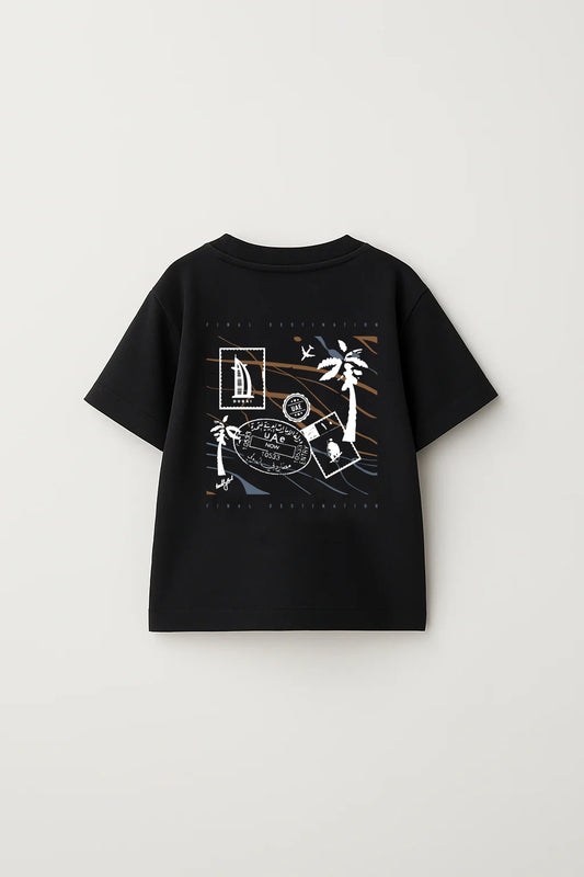 UAE Verified Mini Edition Black Tee