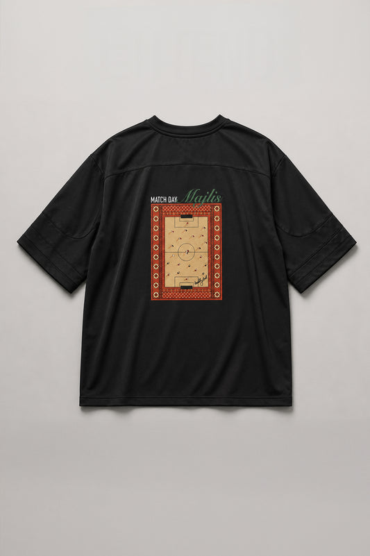 The Football Majlis | Black Lifestyle Jersey