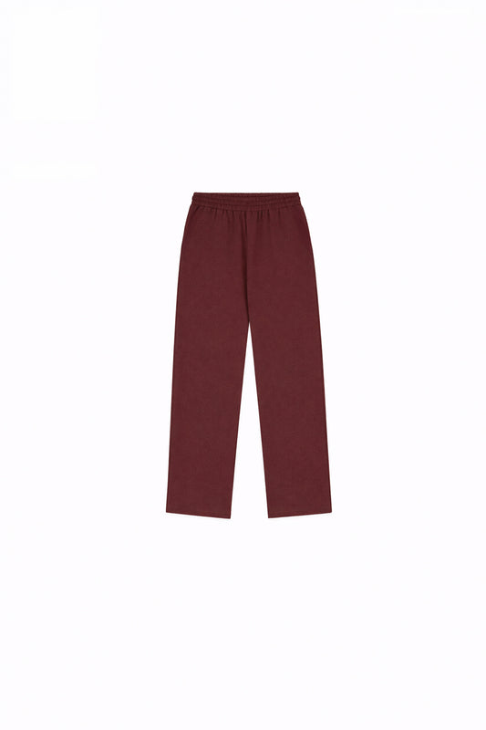 Wide Sweatpants for Kids - Maroon