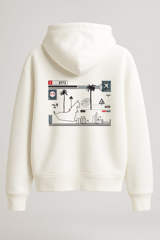 ABU DHABI Verified Off-White Hoodie