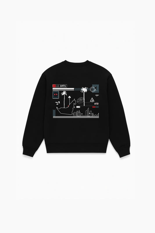 MINI ABU DHABI Verified Black Sweatshirt