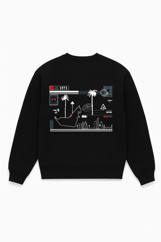 ABU DHABI Verified Black Sweatshirt