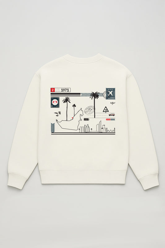 ABU DHABI Verified Off-White Sweatshirt