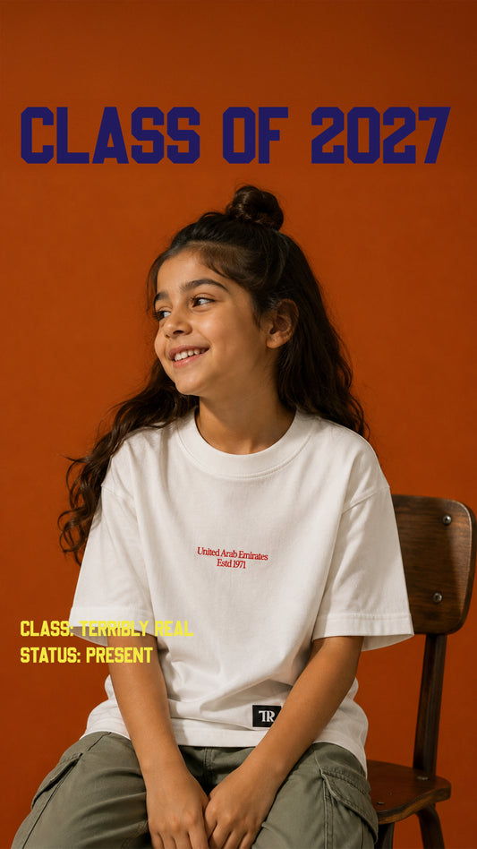 POSTAGE MINI - The Emirates Edition | White T-Shirt