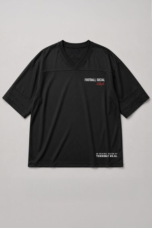 The Football Majlis | Black Lifestyle Jersey