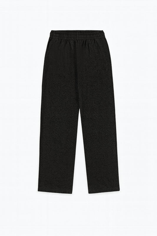 Wide Sweatpants - Black