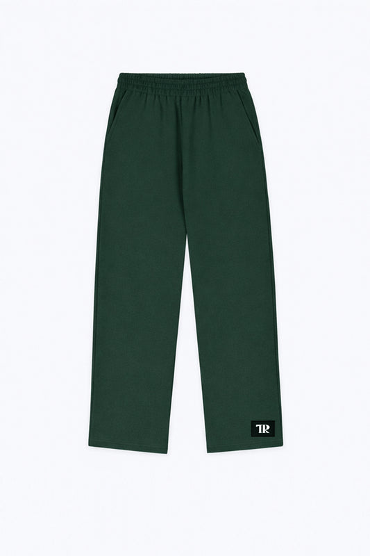 Wide Sweatpants - Green